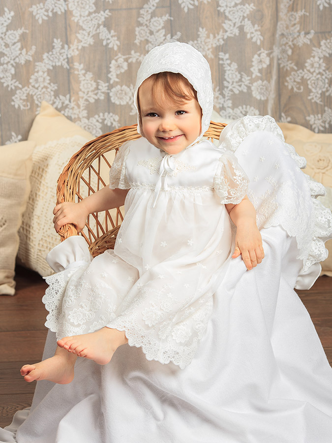 Платье "Анастасия" для Крещения девочки фото 7