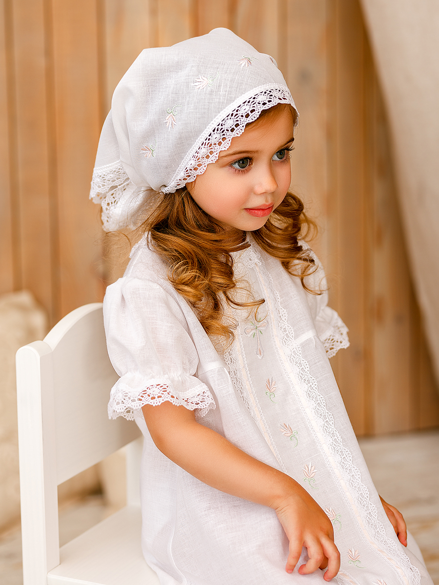 Крестильное платье "Серафима" для девочки фото 3