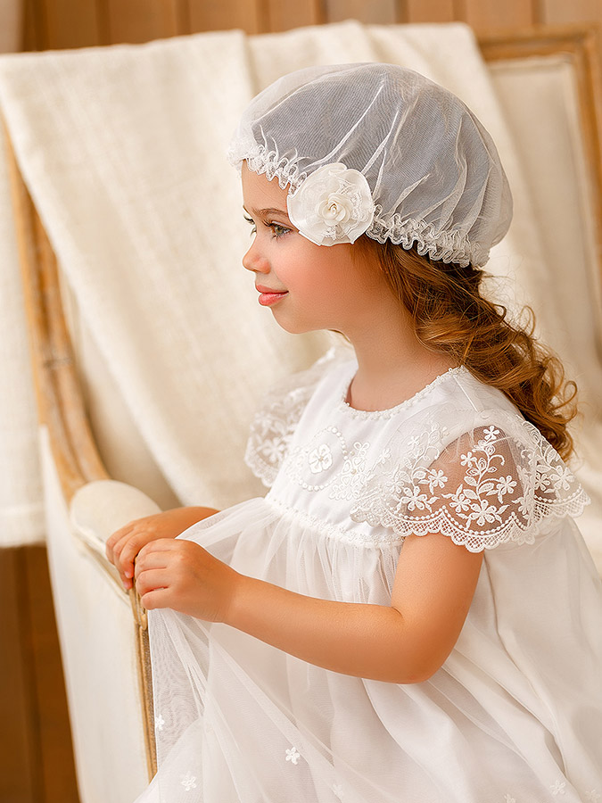 Платье "Анастасия" для Крещения девочки фото 2