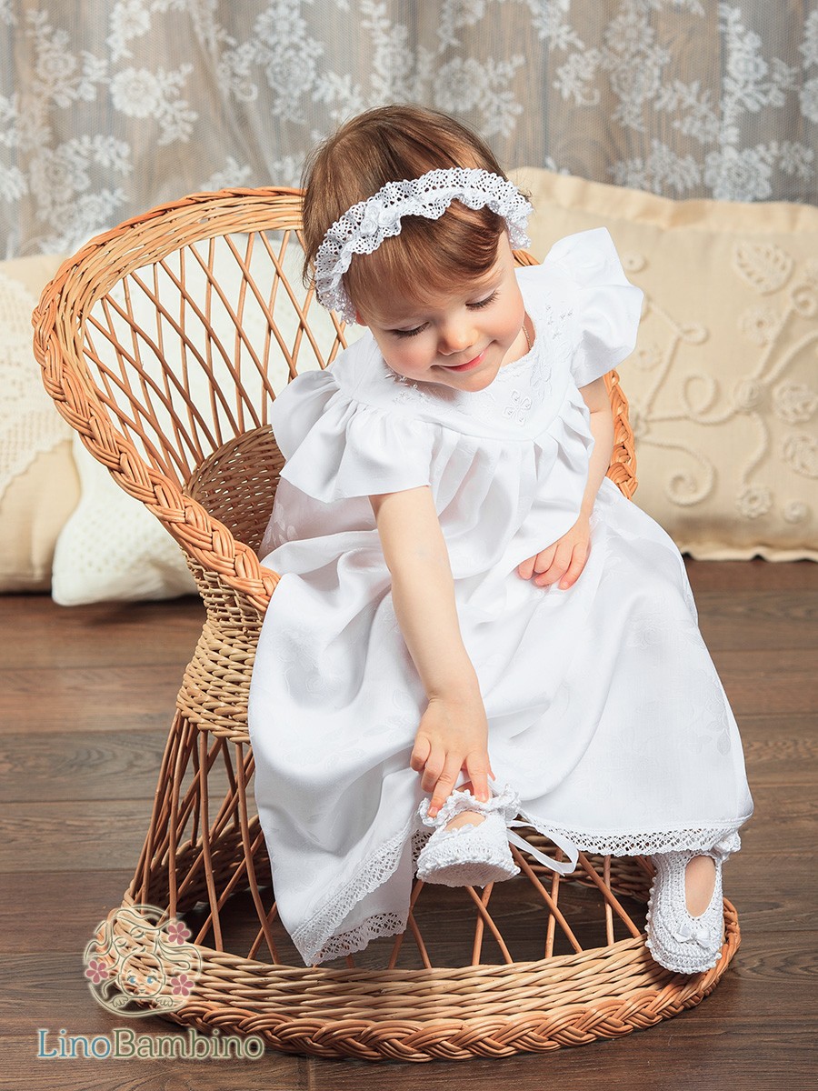 Платье "Дарья" для Крещения девочки фото 1