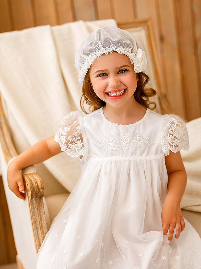 Платье "Анастасия" для Крещения девочки фото 4
