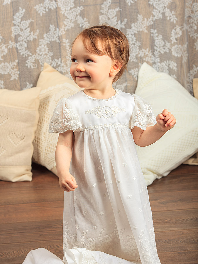 Платье "Анастасия" для Крещения девочки фото 8