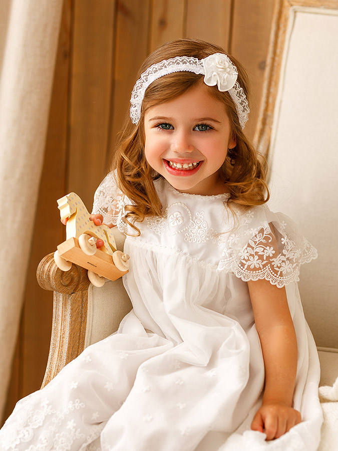 Платье "Анастасия" для Крещения девочки фото 6