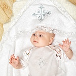 Крестильный набор для мальчика "Илья" с полотенцем