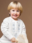 Крестильный комплект "Артемий" для мальчика с пеленкой