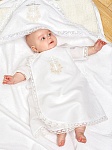 Детский крестильный набор "Золотая лоза" с полотенцем