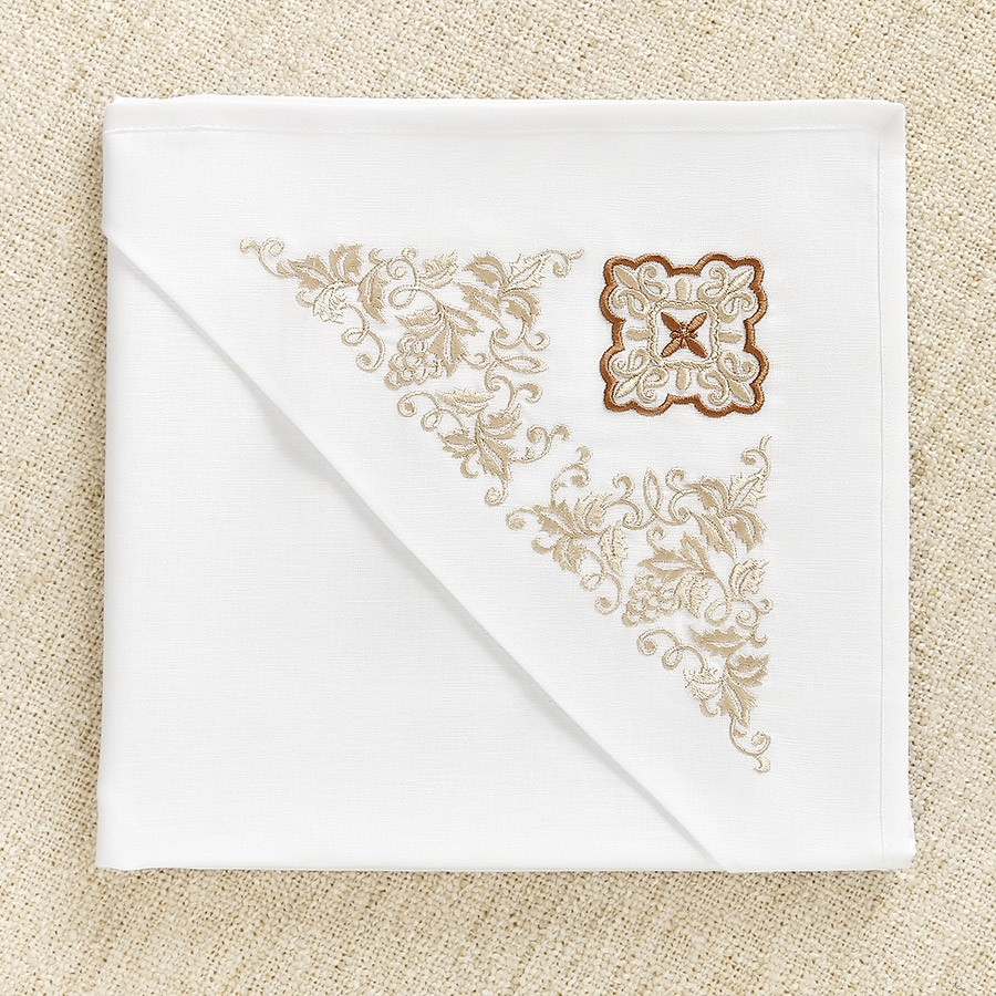 Крестильный комплект "Михаил" для мальчика с пеленкой-крыжмой фото 10