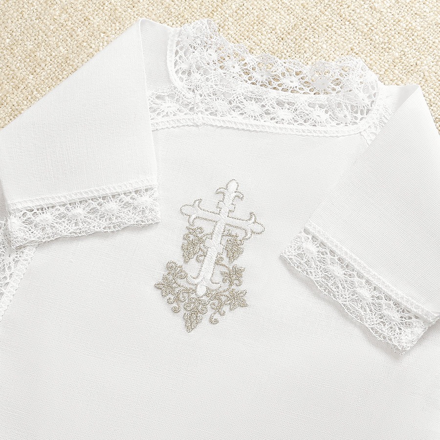 Крестильная распашонка "Серебряная лоза" фото 6