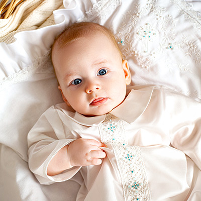 Фото товара "Крестильная рубашка "Даниил" для мальчика" из магазина ЛиноБамбино