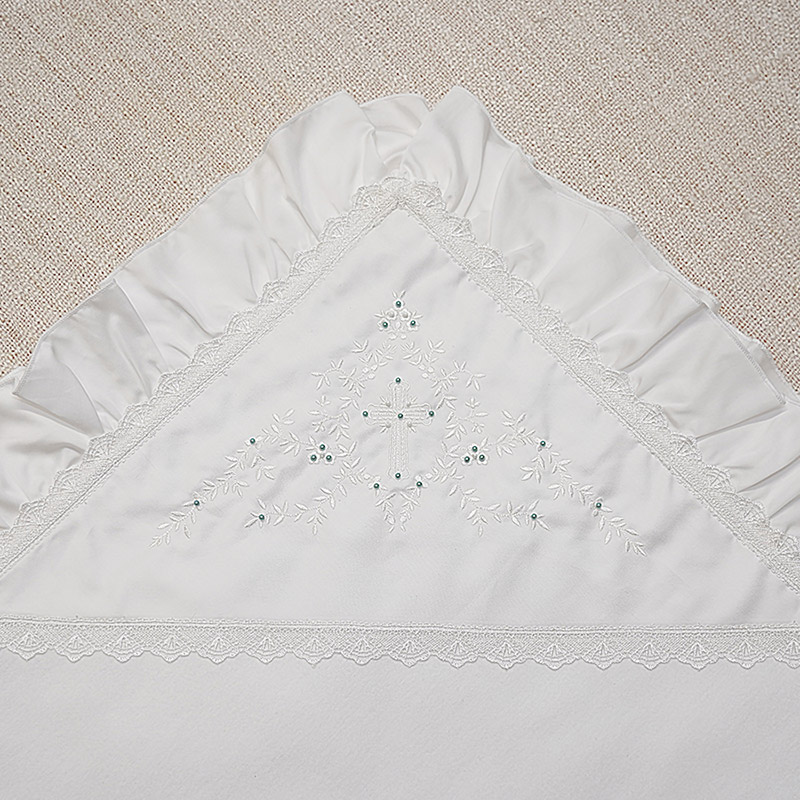 Крестильная пеленка-крыжма "Бусинка" фото 5