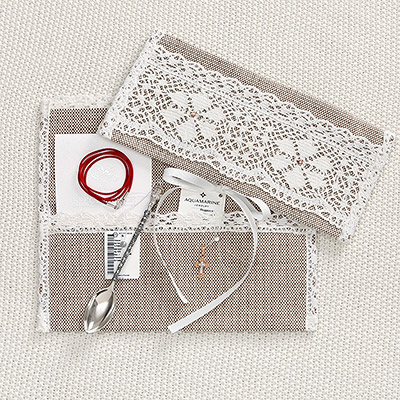 Льняной конвертик для денег - миниатюра фотографии товара в каталоге ЛиноБамбино