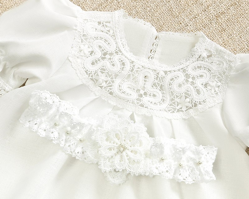 Повязка с кружевным цветком "Катерина" фото 3