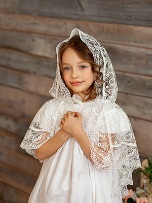 Фото товара "Детская накидка для церкви "Восточная сказка"" из магазина ЛиноБамбино