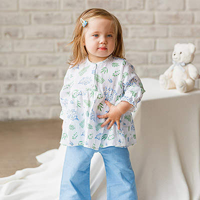 Фото товара "Костюмчик Голубика" при наведении