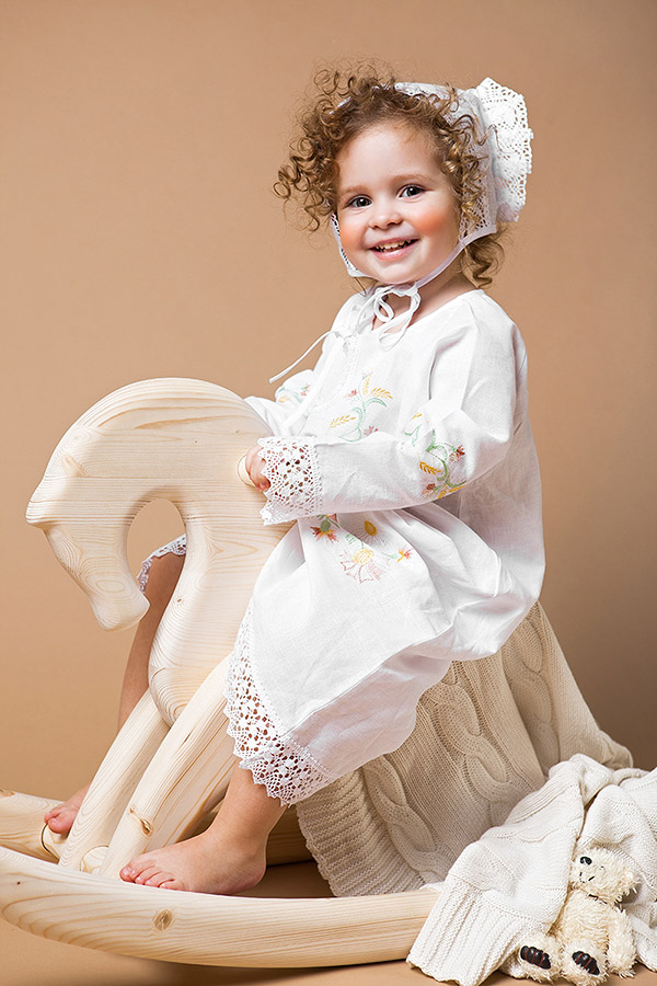 Крестильная сорочка "Василиса" для девочки фото 4