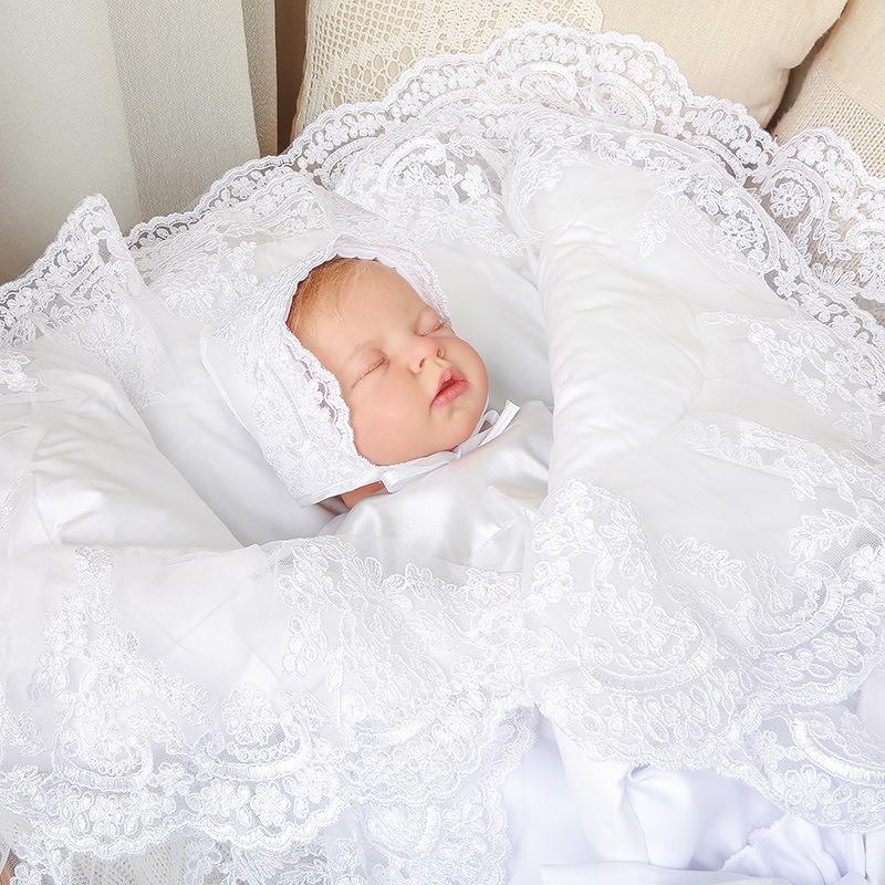 Комплект на выписку мальчика "Самия" белоснежный фото 5