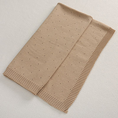 Плед "Капелька" карамель - миниатюра фотографии товара в каталоге ЛиноБамбино