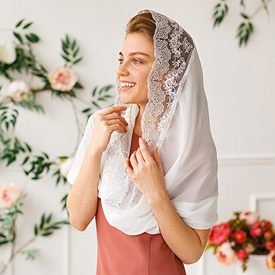 Церковный снуд-капюшон "Сияние" - фото из магазина ЛиноБамбино