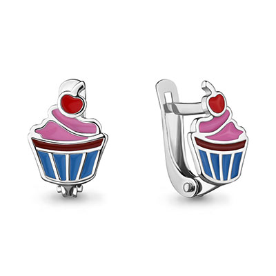 Серьги кексики 33135, детские
