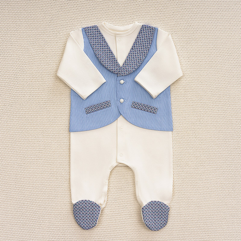 Костюмчик/комплект с уголком Денди яркая полоска фото 4