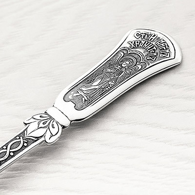 Серебряная ложка "Ангел-хранитель" чайная