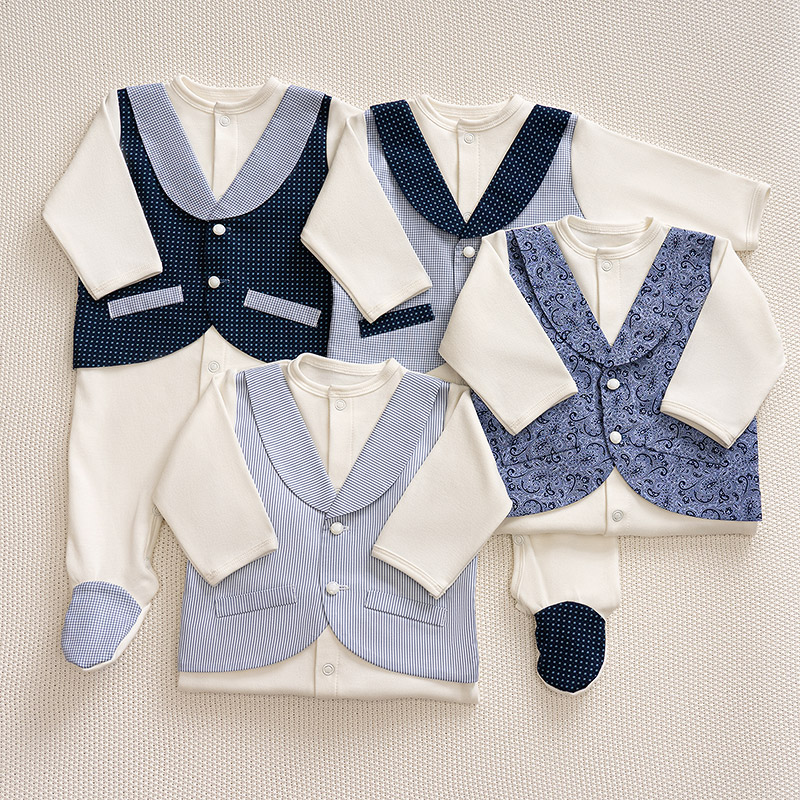 Костюмчик/комплект с уголком Денди нежная полоска фото 7