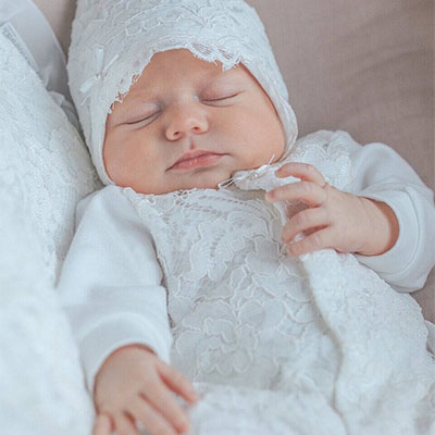 Комплект "Аврора", кружевной - миниатюра фотографии товара в каталоге ЛиноБамбино