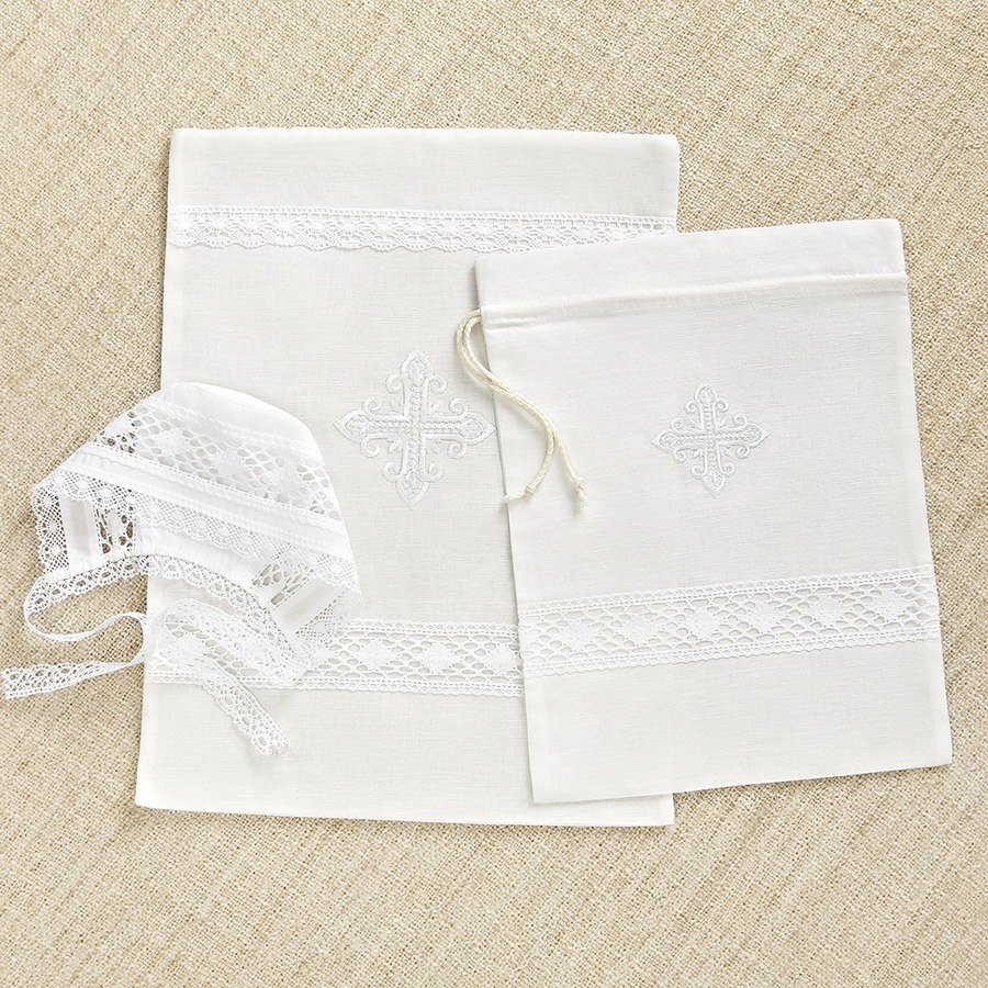 Крестильный набор для мальчика "Павел" с полотенцем фото 7