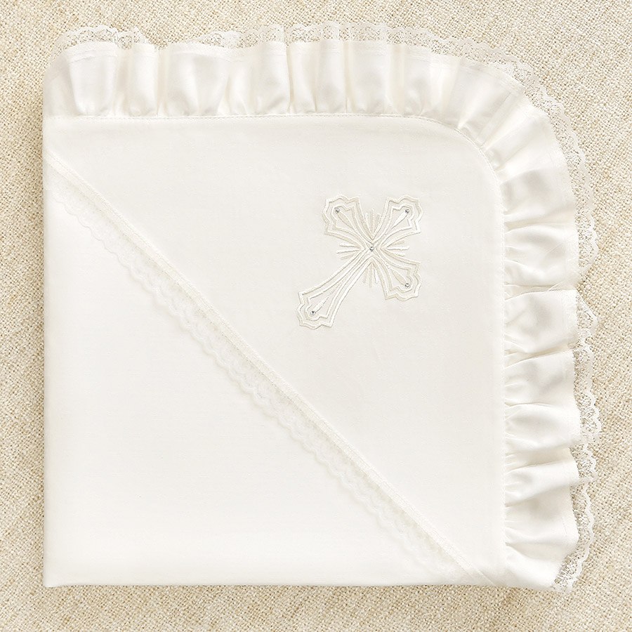 Крестильный комплект "Берегиня" для девочки с крыжмой фото 5