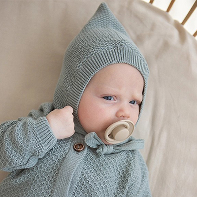 Вязаная шапочка ELF полынь - миниатюра фотографии товара в каталоге ЛиноБамбино