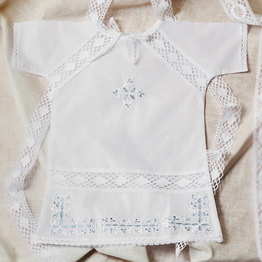 Крестильная рубашка "Илья" для мальчика фото 2