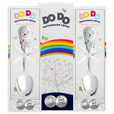 Посеребренная ложка "Ангелочек" чайная