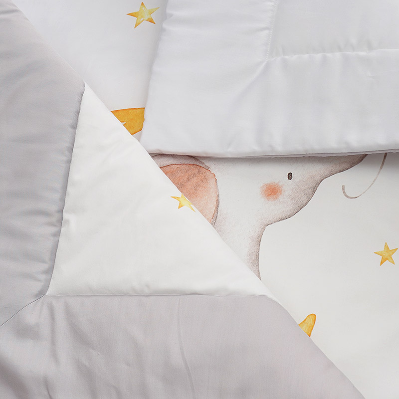 Детское одеяло 100х140 Слоненок на луне фото 4