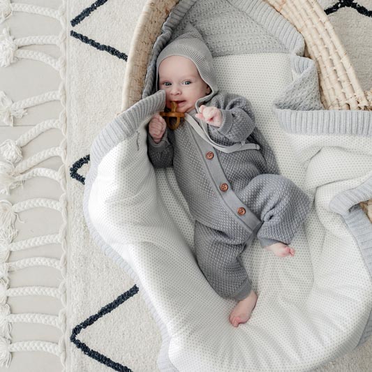 Вязаный текстурный комбинезон Серый фото 7