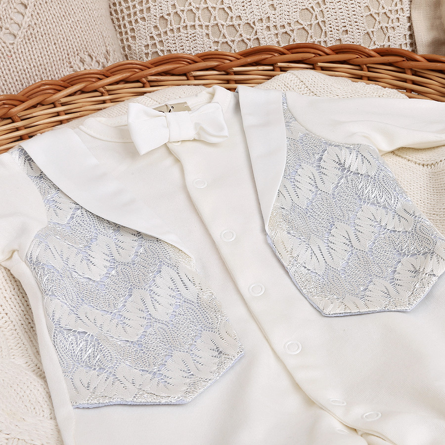 Комплект на выписку мальчика "Айвори" Флеоле фото 3