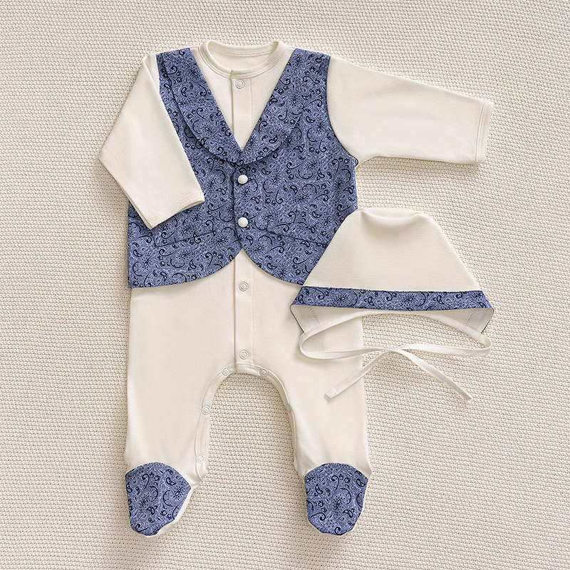 Костюмчик/комплект с уголком Денди пейсли фото 5