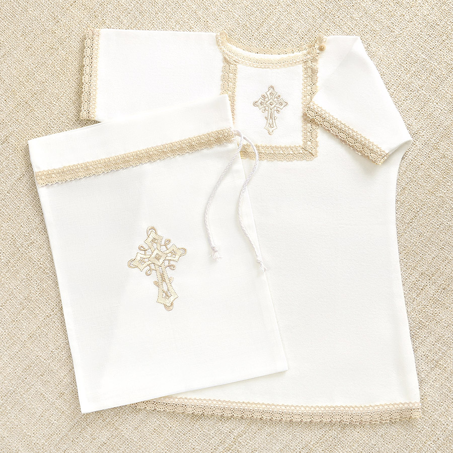 Крестильный набор для мальчика "Никита" с полотенцем фото 8