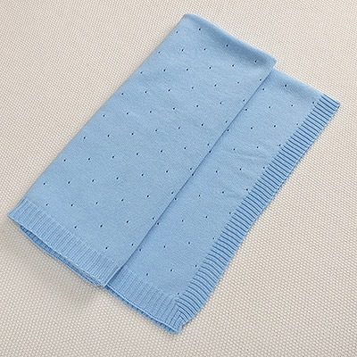 Фото товара "Плед "Капелька" голубой" из магазина ЛиноБамбино