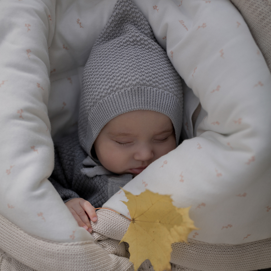 Вязаная шапочка ELF серебро фото 5