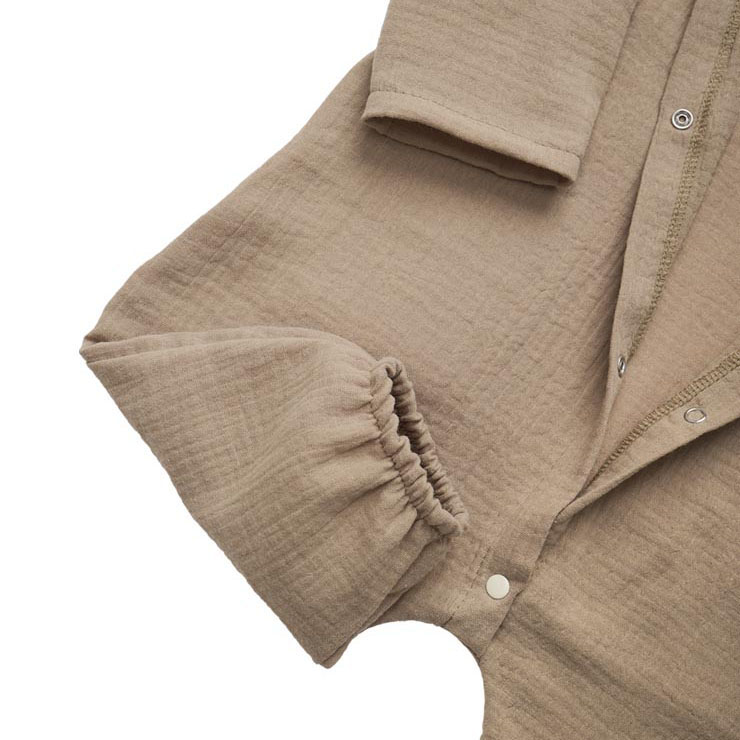 Детский летний комбинезон из муслина Токио капучино фото 4