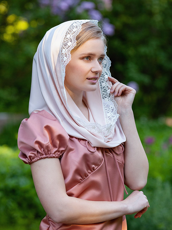 Церковный снуд-капюшон "Леда" фото 2