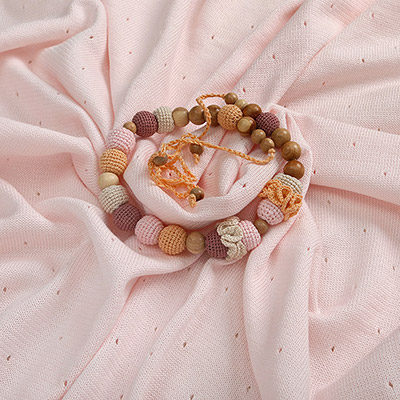 Фото товара "Плед "Капелька" розовый" из магазина ЛиноБамбино