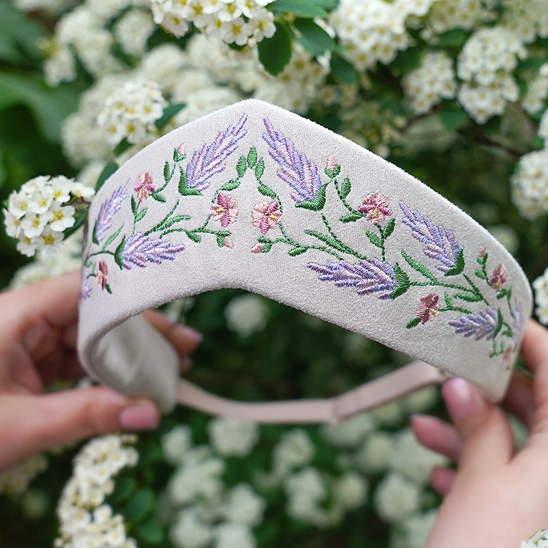 Кокошник с вышивкой в ассортименте фото 8