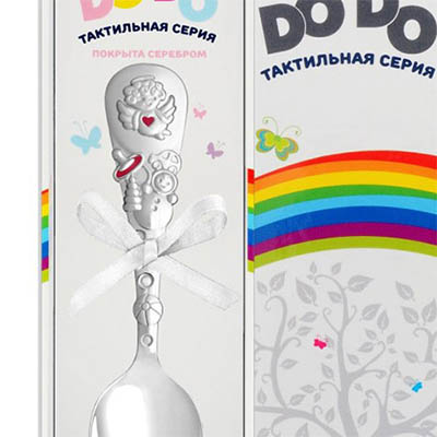 Посеребренная ложка "Ангелочек" чайная