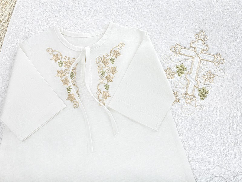 Крестильный набор для мальчика "Георгий" с полотенцем фото 7