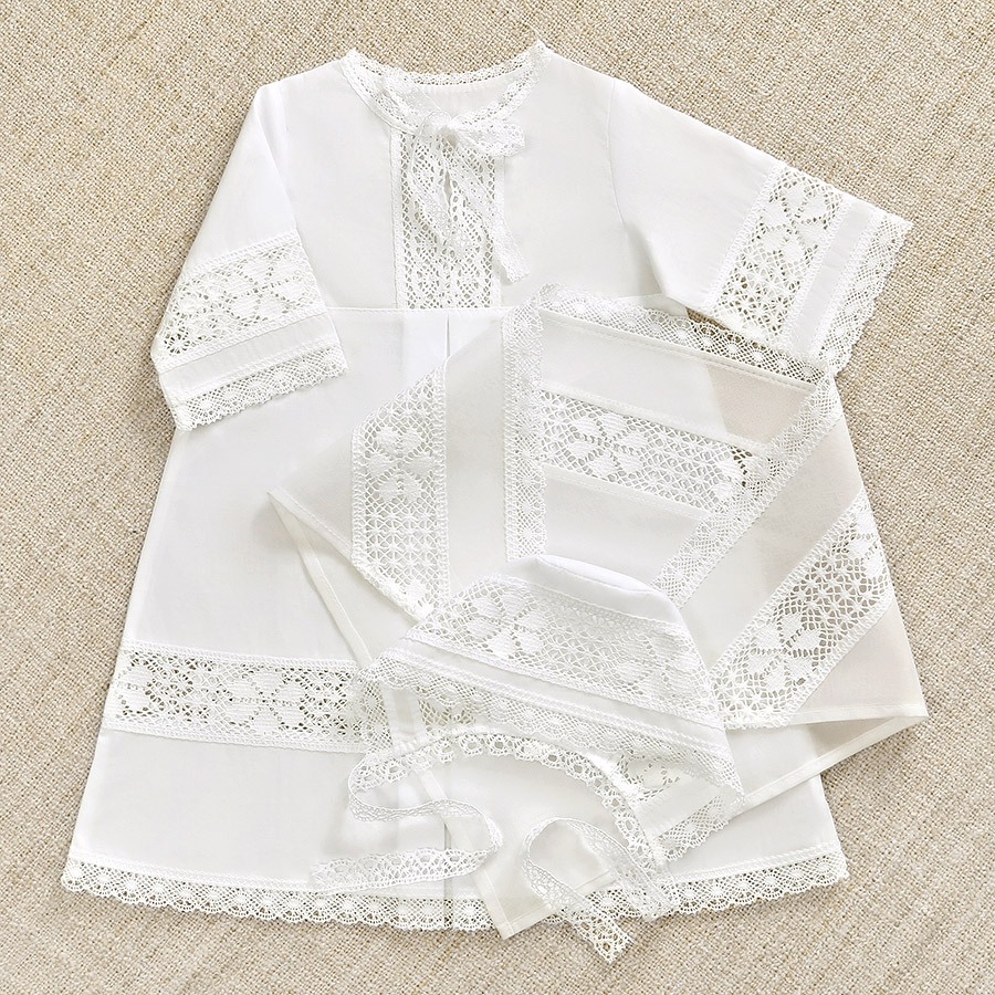 Крестильное платье "Пелагея" для девочки фото 7