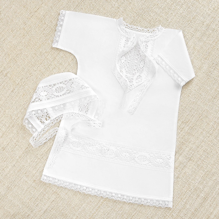 Крестильный комплект "Петр" для мальчика с пеленкой фото 5