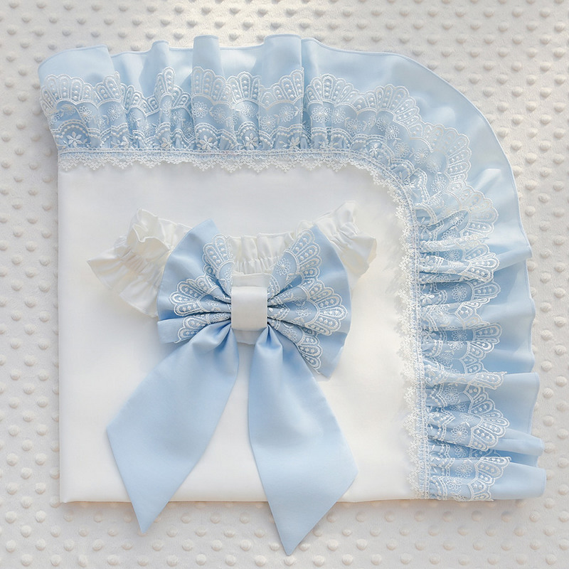 Комплект на выписку "Конфетти" голубой фото 7
