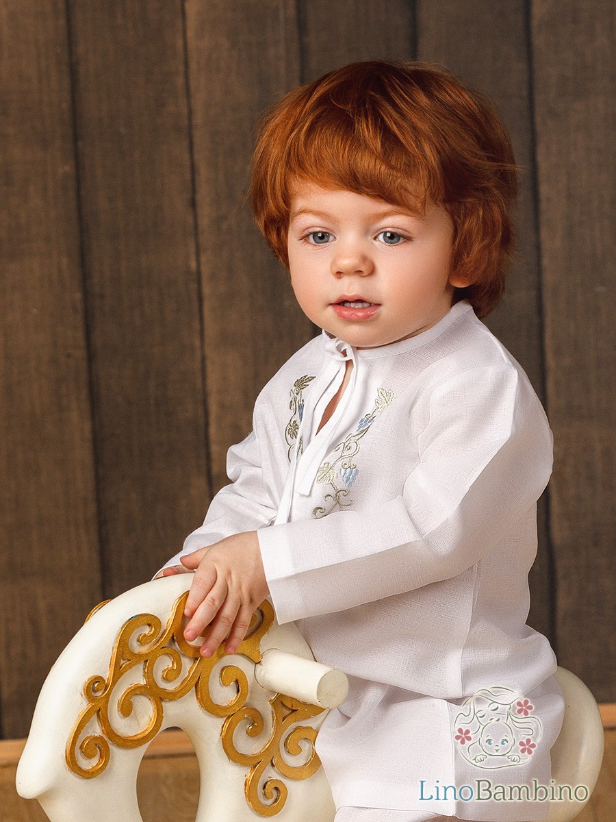 Крестильный костюмчик "Владимир" для мальчика фото 6