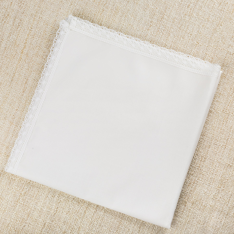 Пеленка с кружевной оторочкой фото 5